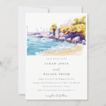 Elegante Küstenstrasse Sand Beach Rocky Seascape H