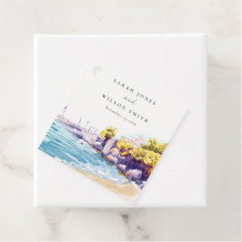 Elegante Küstenstrasse Sand Beach Rocky Seascape H Geschenkanhänger