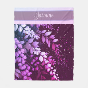 Elegante Laburnum-Kaskade Fleecedecke