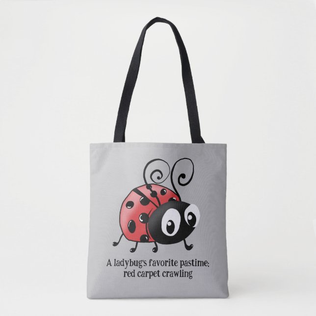 Elegante Ladybug Silhouette Tasche - Favorite Past (Vorderseite)