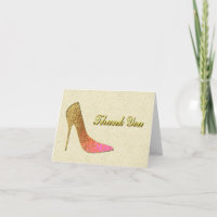 Elegante Ladys Dankeschön Note Card