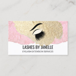 Elegante Lash Extensions Beauty Visitenkarte