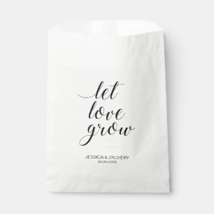 Elegante Lassend Liebe wachsen Samenfavoriten Hoch Geschenktütchen