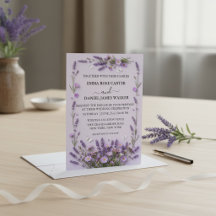 Elegante Lavendel-Blumengarten-Hochzeit
