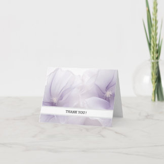 Elegante Lavendel-Dankeskarten | Anpassbar  Dankeskarte