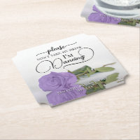 Elegante Lavendel-Rose Nimm mir nicht mein Getränk