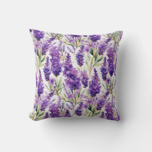 Elegante Lavender-Blume Kissen