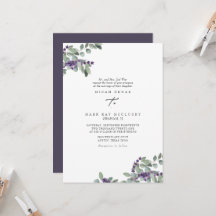 Elegante Lavender Floral Wedding