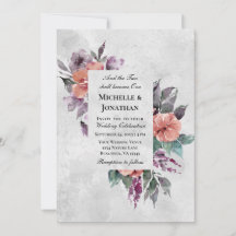 Elegante Lavender Peach Christliche Hochzeit