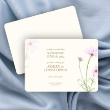 Elegante Lavender Spring Wildblume Hochzeit