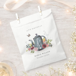 Elegante Leafy Rose Blumenkohl Teapot jedes Alter Geschenktütchen