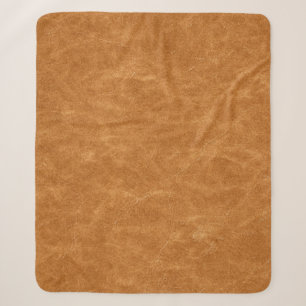 Elegante Leder Hintergrund Textur Sherpadecke