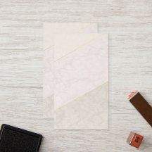 Elegante leere Treuekarte – Elfenbein & Gold