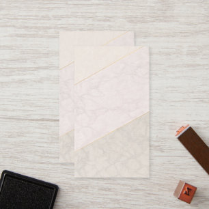 Elegante leere Treuekarte – Elfenbein & Gold