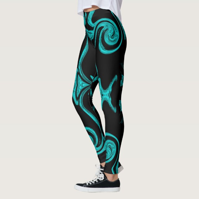 elegante Leggings in festlichen Farben, modern han (Links)