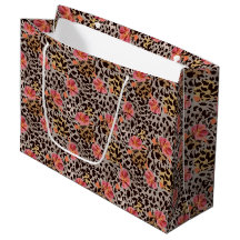 Elegante Leopard-Blume für das Muster von Tierdruc