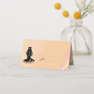 Élégante Lesbienne. Cartes mariages de Place Peach