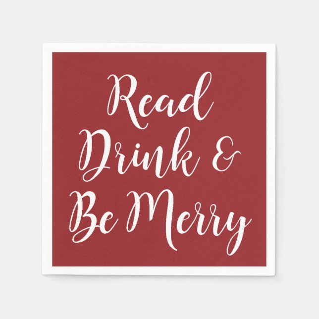 Elegante Leseraum Serviette (Vorderseite)