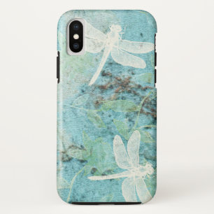 Elegante Libellen Aquamarine Kunst Case-Mate iPhone Hülle