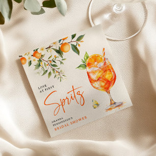 Elegante Liebe auf den ersten Spritzer-Junggeselli Serviette