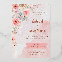 Elegante Liebe: Einladungskarte für Hochzeiten