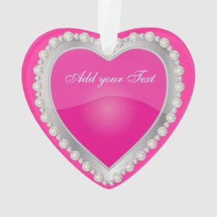 Elegante Liebe-glänzendes heißes Ornament