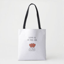 Elegante "Liebe ist in der Luft" Die Tasche der um