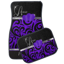 Elegante Liebe Lila Glitzer