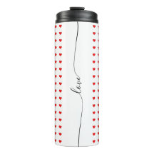 Elegante Liebe Rotes Herz Nahtloses Muster