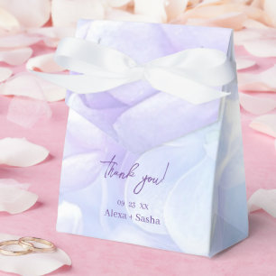 Elegante Light Lila Lilac Blume Hochzeit Geschenkschachtel