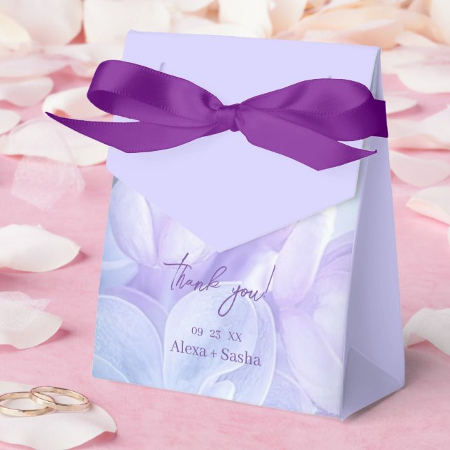 Elegante Light Lila Lilac Blume Hochzeit Geschenkschachtel (Hochzeit)