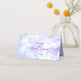 Elegante Light Lila Lilac Blume Hochzeit Platzkarte