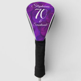 Elegante Lila 70 und sensationelle Geburtstagspart Golf Headcover