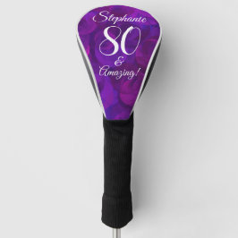 Elegante Lila 80 und Phantastische Geburtstagspart Golf Headcover