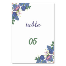 Elegante Lila Blume Personalisiert Hochzeit