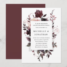 Elegante Lila Graublütenbibel Christliche Hochzeit