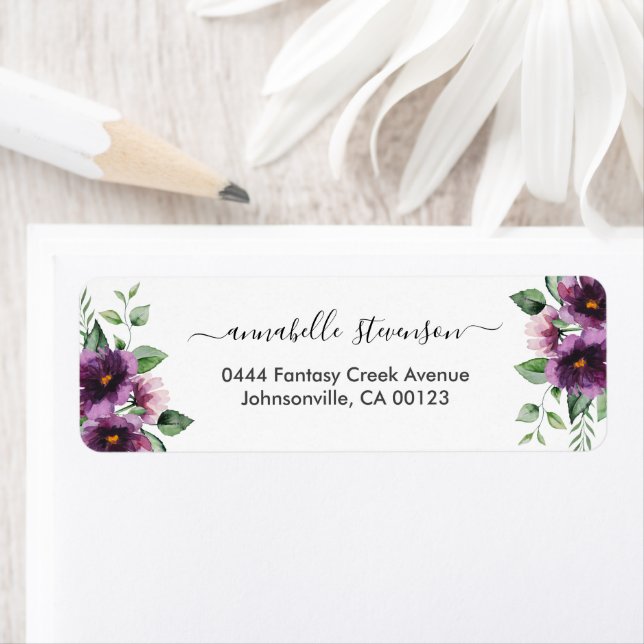 Elegante Lila Grüne Hochzeit (Insitu)