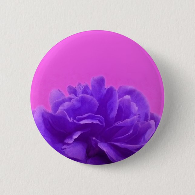 Elegante Lila Himbeere Button (Vorderseite)