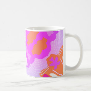 Elegante Lila Hues Abstrakte Tasse - Soft & Modern