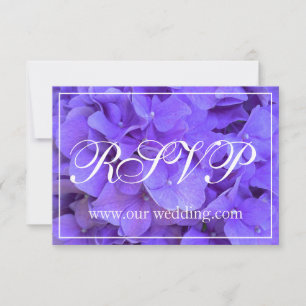 Elegante lila Hydrangea-UAWG Save The Date
