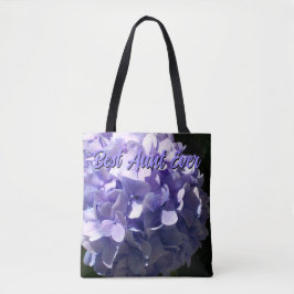 Elegante Lila Hydrangea violette Blumen Beste Tant Tasche