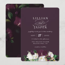 Elegante Lila Ivory Floral Bouquet Wedding