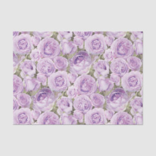 Elegante Lila Lavendel-Rose Entdeckungsreise Seidenpapier