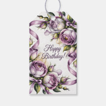 Elegante lila-lavendelfarbene Rosen Alles Gute zum
