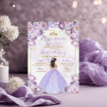 Elegante Lila Lilac Princess Kostüme Mis Quince Einladung<br><div class="desc">Elegant Lila Lilac Princess verkleidet Mis Quince Einladung Quinceañera 15 Anos,  16. Geburtstagsschmetterling</div>