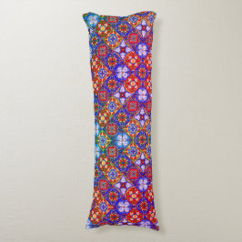 Elegante lila mexikanische Talavera-Fliesen Seitenschläferkissen