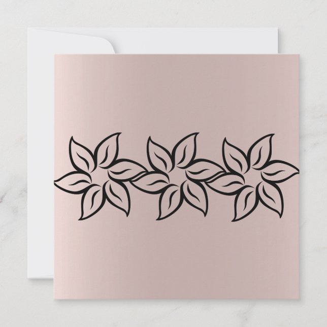 Elegante, Lila, moderne Blumenpracht - Wohlfühl-Ka (Vorderseite)