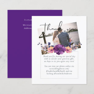 Elegante Lila Orange Hochzeit