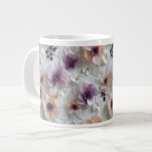 Elegante Lila Peony Blossom Florenz Tasse