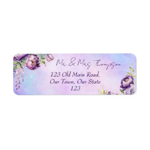 Elegante lila Ponies lilac wisteria vielen Dank